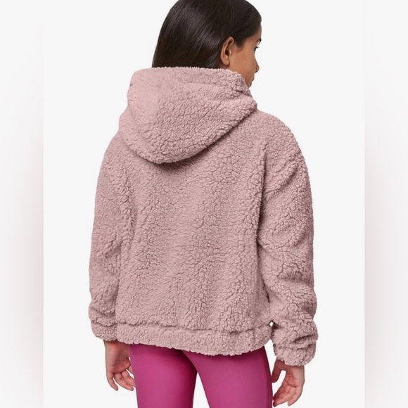 Mondetta Youth Half Zip Pullover Top with Bonded Fleece Lining Size 10/12 - Picture 2 of 6